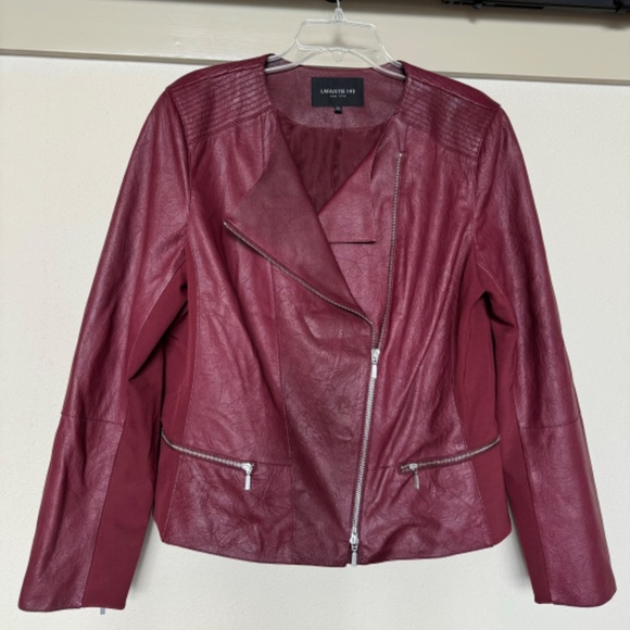 Lafayette 148 leather jacket - Picture 6 of 6